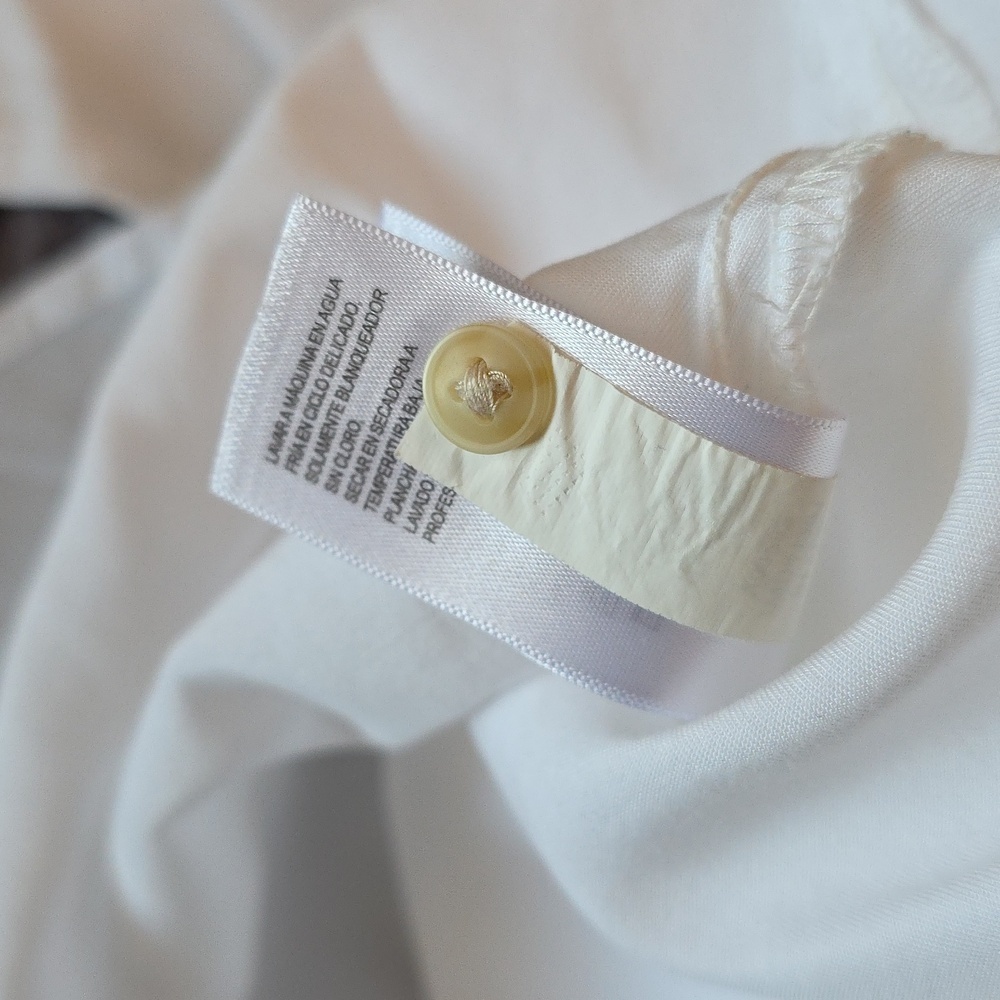 Lucky Brand White Classic Button-up Size M - Picture 14 of 15